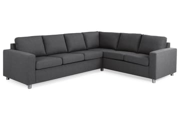 Crazy 5-seters Vendbar L-formet Large Hjørnesofa i Stoff - Mørk grå - Møbler - Sofaer - Hjørnesofaer