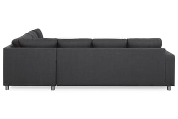 Crazy 5-seters Vendbar L-formet Large Hjørnesofa i Stoff - Mørk grå - Møbler - Sofaer - Hjørnesofaer