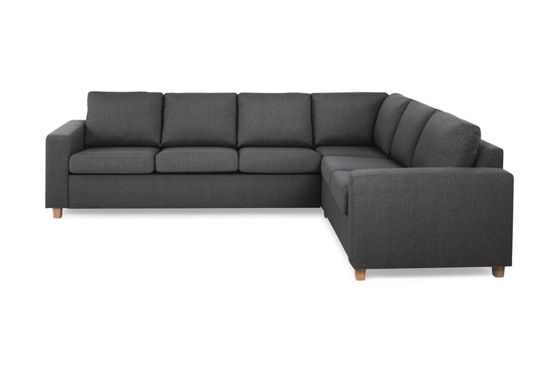 Crazy 5-seters Vendbar L-formet Large Hjørnesofa i Stoff - Mørk grå - Møbler - Sofaer - Hjørnesofaer