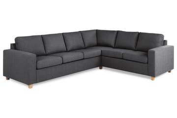 Crazy 5-seters Vendbar L-formet Large Hjørnesofa i Stoff - Mørk grå - Møbler - Sofaer - Hjørnesofaer