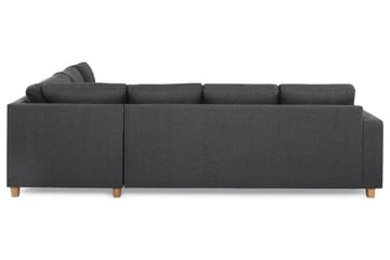 Crazy 5-seters Vendbar L-formet Large Hjørnesofa i Stoff - Mørk grå - Møbler - Sofaer - Hjørnesofaer