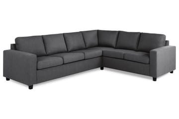 Crazy 5-seters Vendbar L-formet Large Hjørnesofa i Stoff - Mørk grå - Møbler - Sofaer - Hjørnesofaer