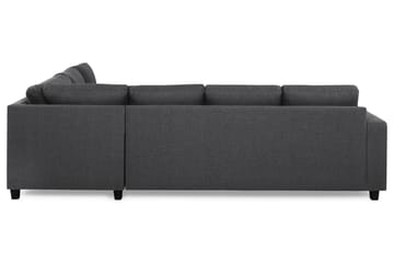 Crazy 5-seters Vendbar L-formet Large Hjørnesofa i Stoff - Mørk grå - Møbler - Sofaer - Hjørnesofaer