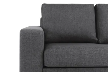 Crazy 5-seters Vendbar L-formet Large Hj ørnesofa i Stoff - Mørk grå - Møbler - Sofaer - Hjørnesofaer