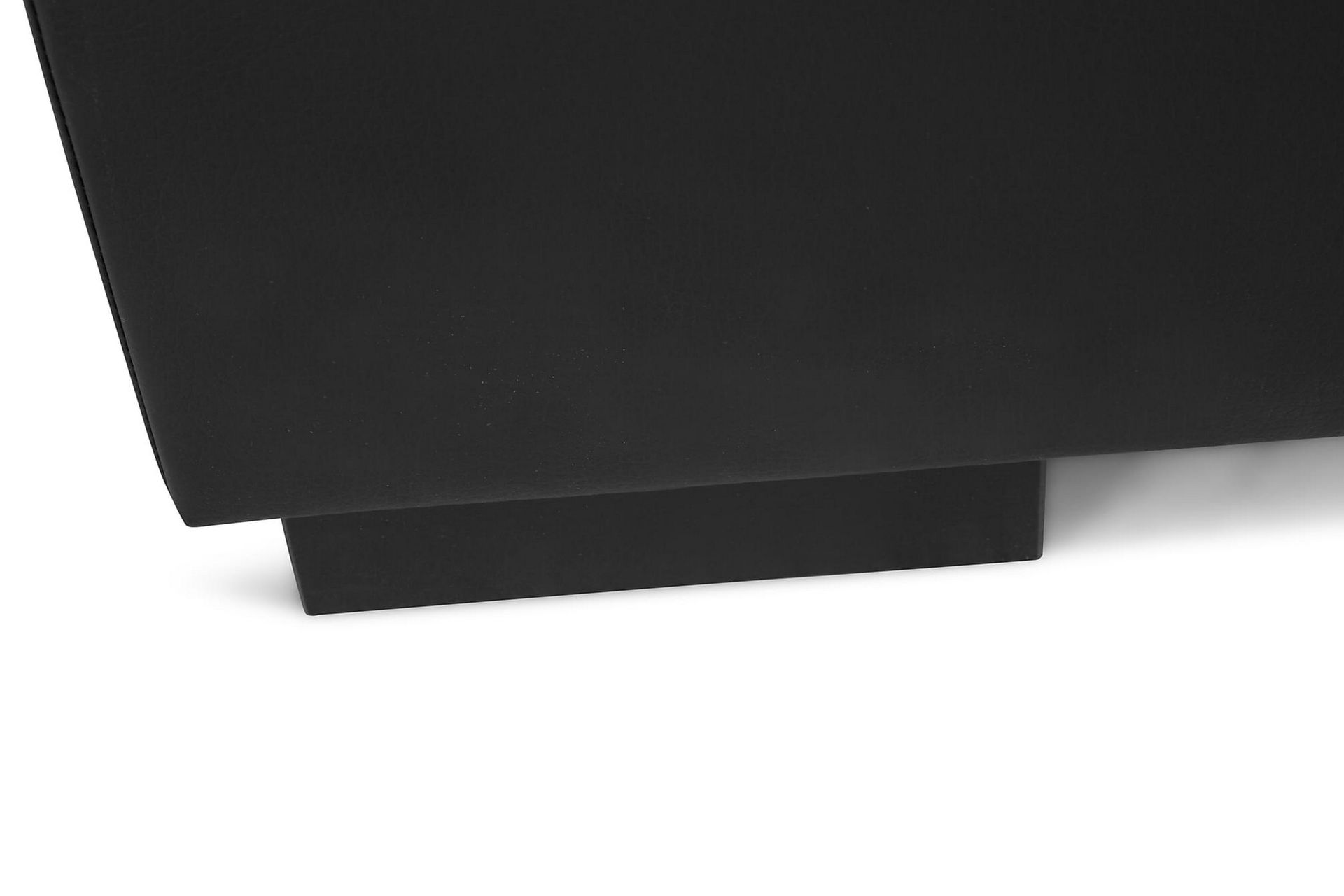 Crazy 5-seters Venstrevendt U-formet Hjørnesofa med Divan i Kunstlær - Svart - Møbler - Sofaer - Skinnsofaer