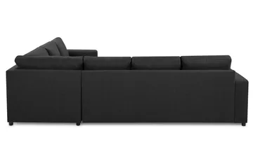 Crazy 5-seters Venstrevendt U-formet Hjørnesofa med Divan i Stoff - Antrasitt - Møbler - Sofaer - Hjørnesofaer - Hjørnesofa med divan