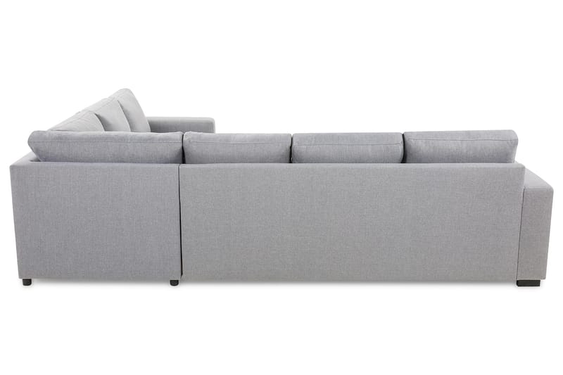 Crazy 5-seters Venstrevendt U-formet Hjørnesofa med Divan i Stoff - Grå - Møbler - Sofaer - Hjørnesofaer - Hjørnesofa med divan