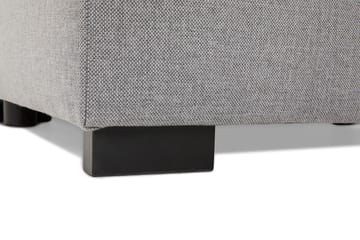 Crazy 5-seters Venstrevendt U-formet Hjørnesofa med Divan i Stoff - Grå - Møbler - Sofaer - Hjørnesofaer - Hjørnesofa med divan