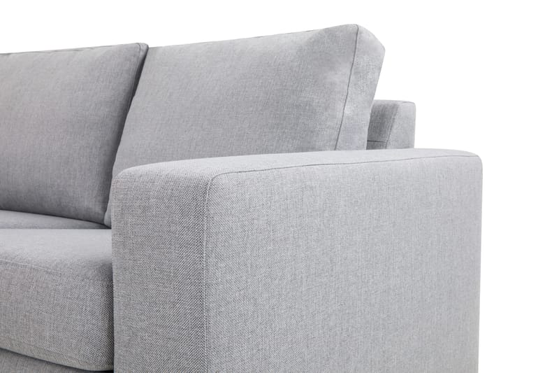 Crazy 5-seters Venstrevendt U-formet Hjørnesofa med Divan i Stoff - Grå - Møbler - Sofaer - Hjørnesofaer - Hjørnesofa med divan
