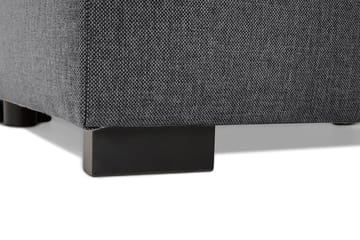 Crazy 5-seters Venstrevendt U-formet Hjørnesofa med Divan i Stoff - Mørk grå - Møbler - Sofaer - Hjørnesofaer