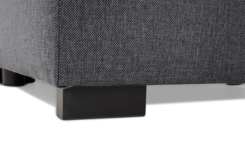 Crazy 5-seters Venstrevendt U-formet Hjørnesofa med Divan i Stoff - Mørk grå - Møbler - Sofaer - Hjørnesofaer