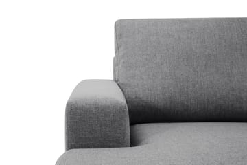 Crazy 5-seters Venstrevendt U-formet Hjørnesofa med Divan i Stoff - Mørk grå - Møbler - Sofaer - Hjørnesofaer