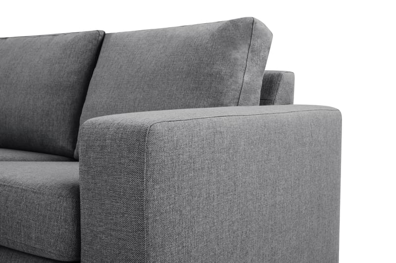 Crazy 5-seters Venstrevendt U-formet Hjørnesofa med Divan i Stoff - Mørk grå - Møbler - Sofaer - Hjørnesofaer
