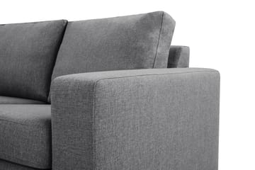 Crazy 5-seters Venstrevendt U-formet Hjørnesofa med Divan i Stoff - Mørk grå - Møbler - Sofaer - Hjørnesofaer - Hjørnesofa med divan