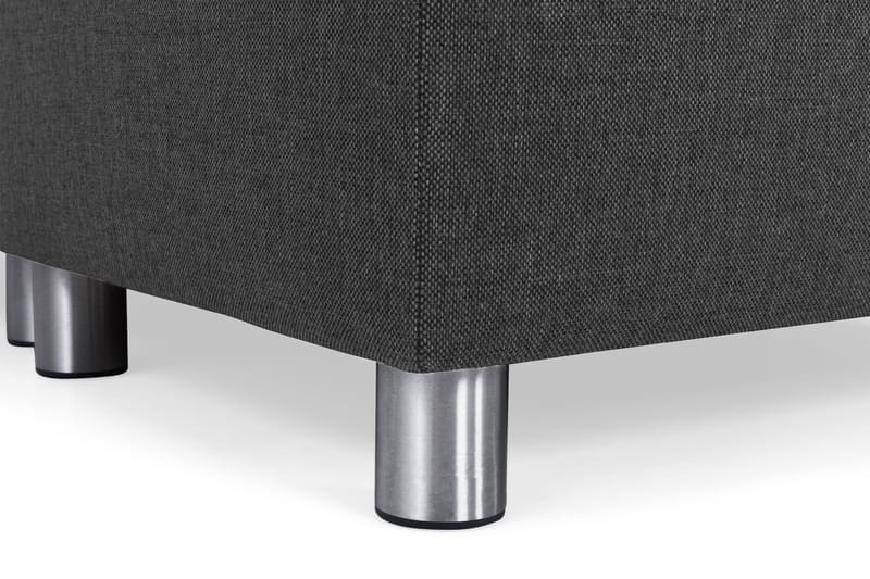 Crazy 6-seters Vendbar L-formet X-Large Hjørnesofa i Stoff - Antrasitt - Møbler - Sofaer - Hjørnesofaer