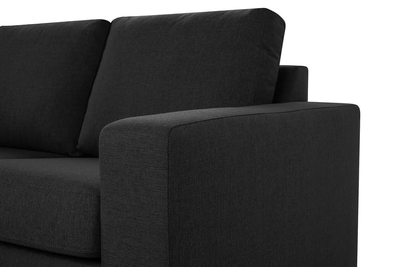 Crazy 6-seters Vendbar L-formet X-Large Hjørnesofa i Stoff - Antrasitt - Møbler - Sofaer - Hjørnesofaer