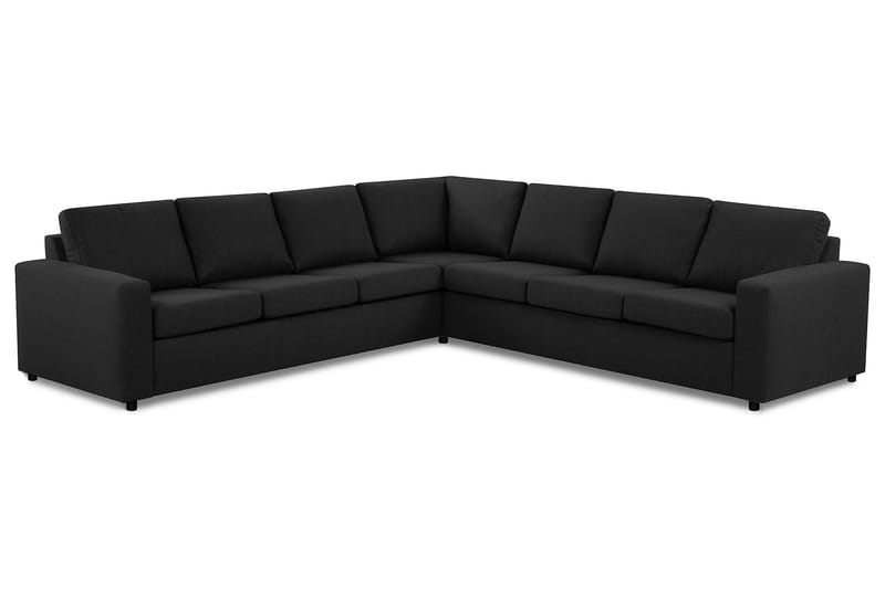 Crazy 6-seters Vendbar L-formet X-Large Hjørnesofa i Stoff - Antrasitt - Møbler - Sofaer - Hjørnesofaer