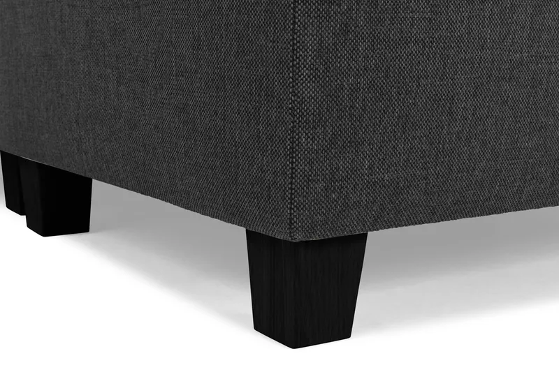 Crazy 6-seters Vendbar L-formet X-Large Hjørnesofa i Stoff - Antrasitt - Møbler - Sofaer - Hjørnesofaer