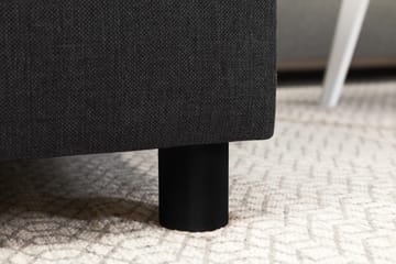 Crazy 6-seters Vendbar L-formet X-Large Hjørnesofa i Stoff - Antrasitt - Møbler - Sofaer - Hjørnesofaer