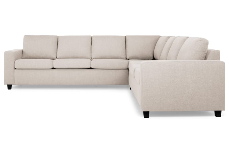Crazy 6-seters Vendbar L-formet X-Large Hjørnesofa i Stoff - Beige - Møbler - Sofaer - Hjørnesofaer
