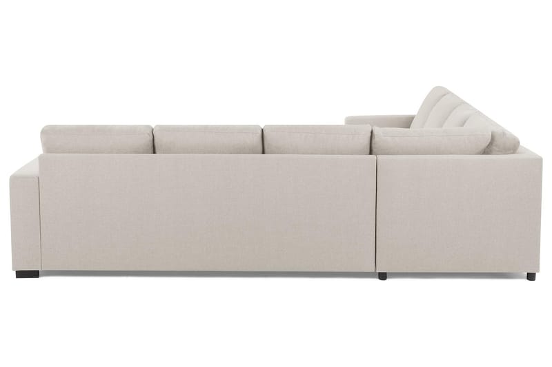 Crazy 6-seters Vendbar L-formet X-Large Hjørnesofa i Stoff - Beige - Møbler - Sofaer - Hjørnesofaer