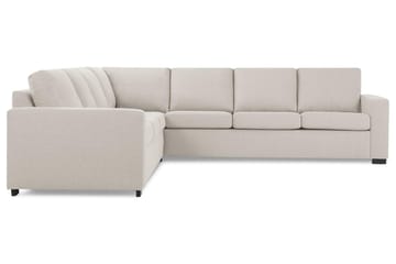 Crazy 6-seters Vendbar L-formet X-Large Hjørnesofa i Stoff - Beige - Møbler - Sofaer - Hjørnesofaer
