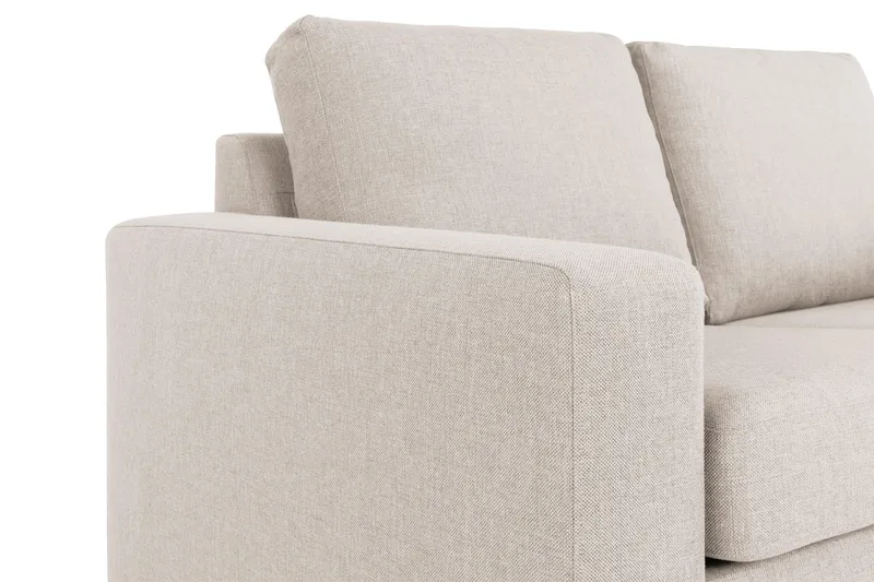 Crazy 6-seters Vendbar L-formet X-Large Hjørnesofa i Stoff - Beige - Møbler - Sofaer - Hjørnesofaer