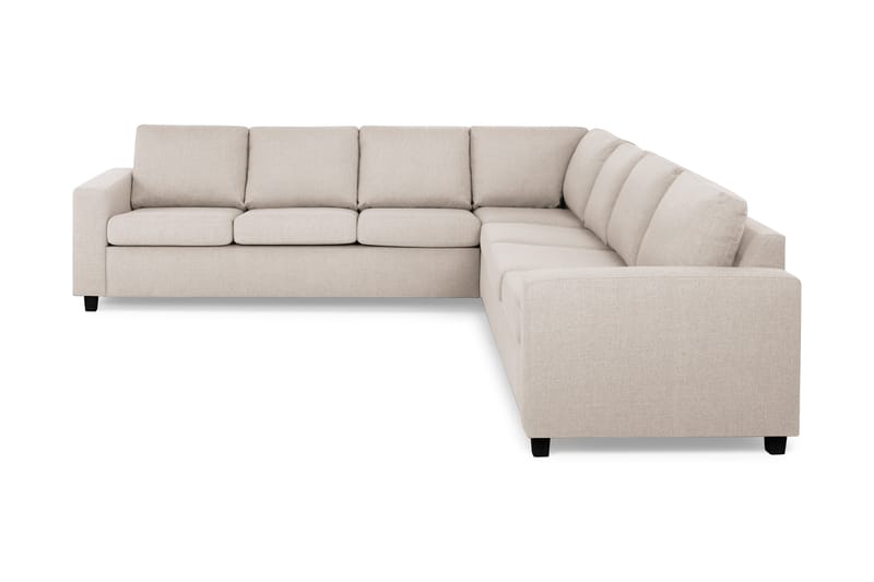 Crazy 6-seters Vendbar L-formet X-Large Hjørnesofa i Stoff - Beige - Møbler - Sofaer - Hjørnesofaer
