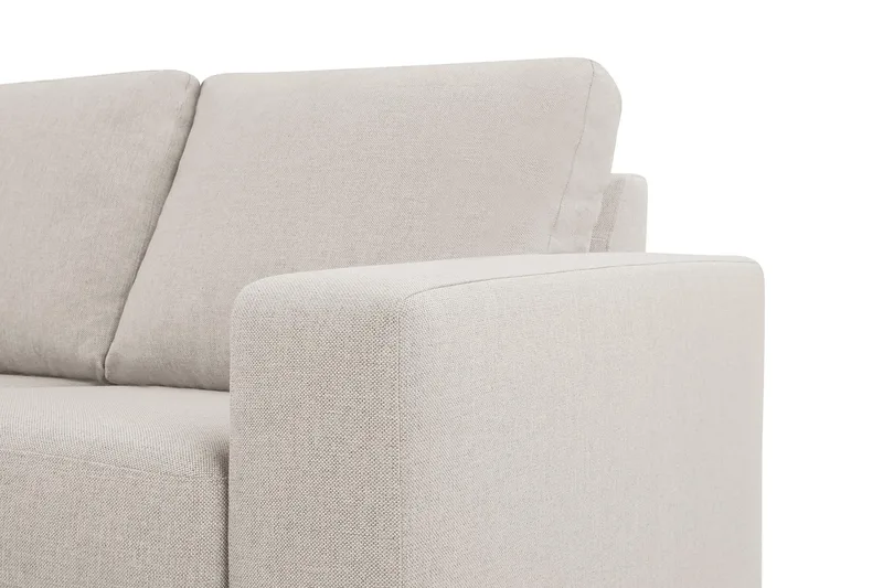 Crazy 6-seters Vendbar L-formet X-Large Hjørnesofa i Stoff - Beige - Møbler - Sofaer - Hjørnesofaer