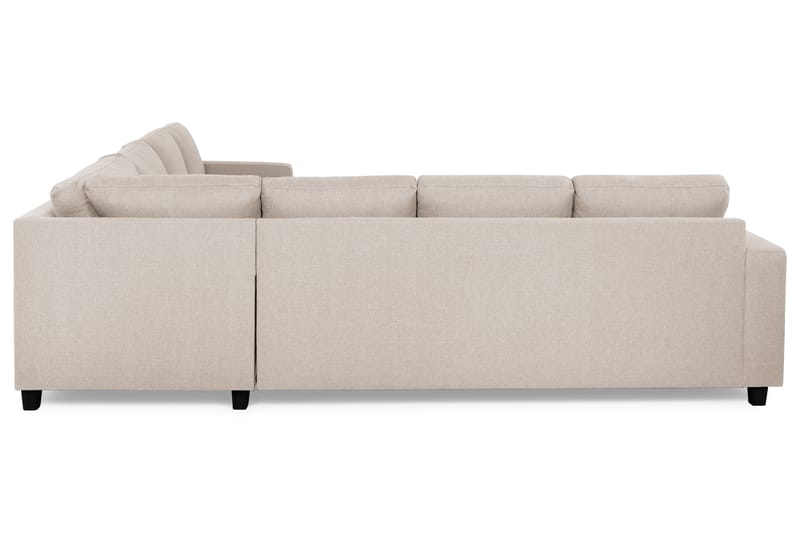 Crazy 6-seters Vendbar L-formet X-Large Hjørnesofa i Stoff - Beige - Møbler - Sofaer - Hjørnesofaer
