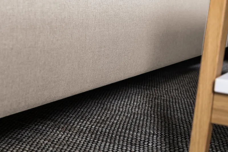 Crazy 6-seters Vendbar L-formet X-Large Hjørnesofa i Stoff - Beige - Møbler - Sofaer - Hjørnesofaer