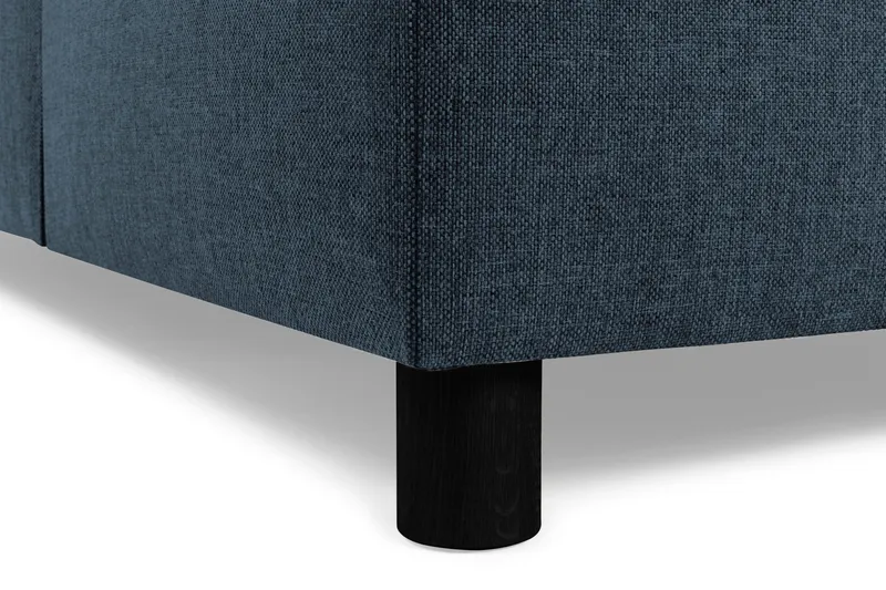 Crazy 6-seters Vendbar L-formet X-Large Hjørnesofa i Stoff - Blå - Møbler - Sofaer - Hjørnesofaer