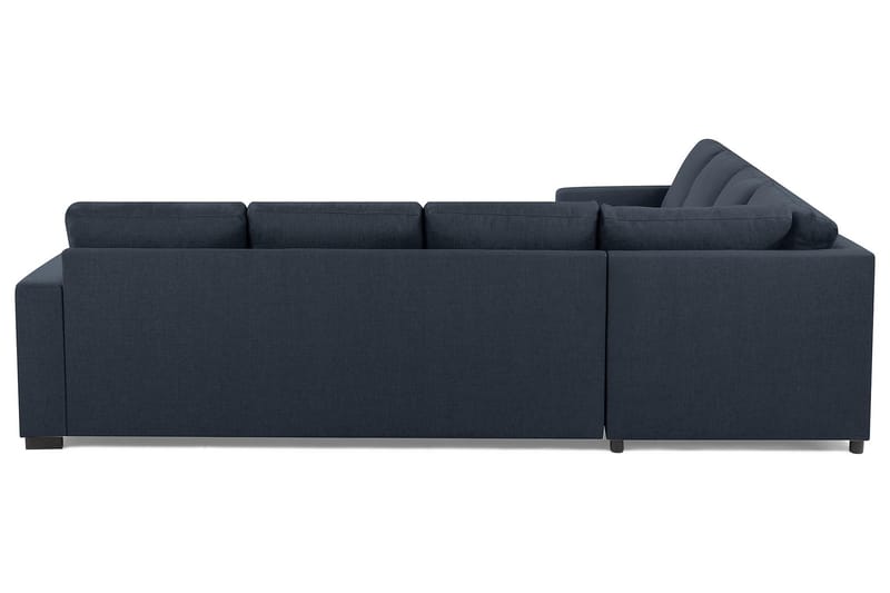 Crazy 6-seters Vendbar L-formet X-Large Hjørnesofa i Stoff - Blå - Møbler - Sofaer - Hjørnesofaer