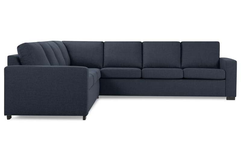 Crazy 6-seters Vendbar L-formet X-Large Hjørnesofa i Stoff - Blå - Møbler - Sofaer - Hjørnesofaer