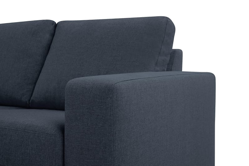 Crazy 6-seters Vendbar L-formet X-Large Hjørnesofa i Stoff - Blå - Møbler - Sofaer - Hjørnesofaer
