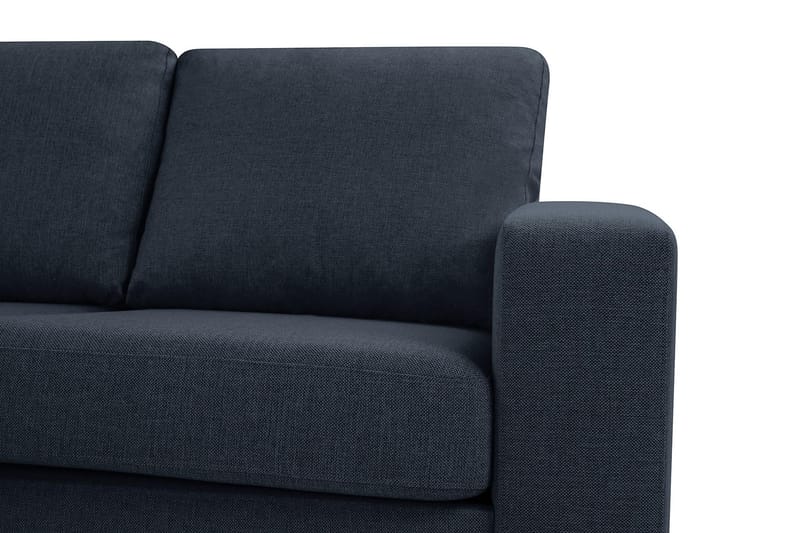 Crazy 6-seters Vendbar L-formet X-Large Hjørnesofa i Stoff - Blå - Møbler - Sofaer - Hjørnesofaer