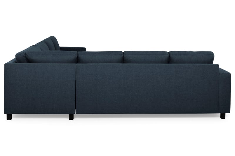 Crazy 6-seters Vendbar L-formet X-Large Hjørnesofa i Stoff - Blå - Møbler - Sofaer - Hjørnesofaer