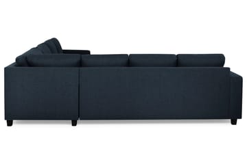 Crazy 6-seters Vendbar L-formet X-Large Hjørnesofa i Stoff - Blå - Møbler - Sofaer - Hjørnesofaer