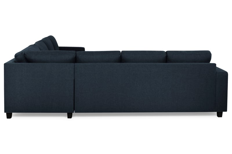 Crazy 6-seters Vendbar L-formet X-Large Hjørnesofa i Stoff - Blå - Møbler - Sofaer - Hjørnesofaer