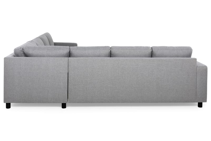 Crazy 6-seters Vendbar L-formet X-Large Hjørnesofa i Stoff - Grå - Møbler - Sofaer - Hjørnesofaer