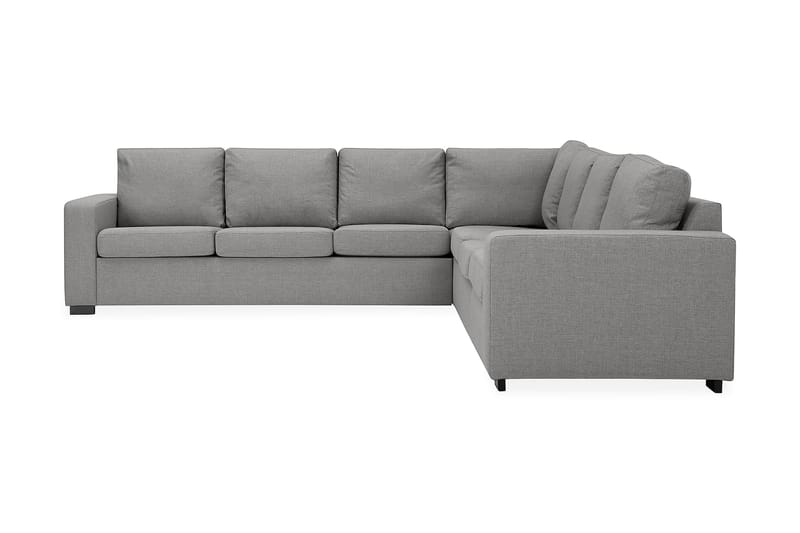 Crazy 6-seters Vendbar L-formet X-Large Hjørnesofa i Stoff - Grå - Møbler - Sofaer - Hjørnesofaer