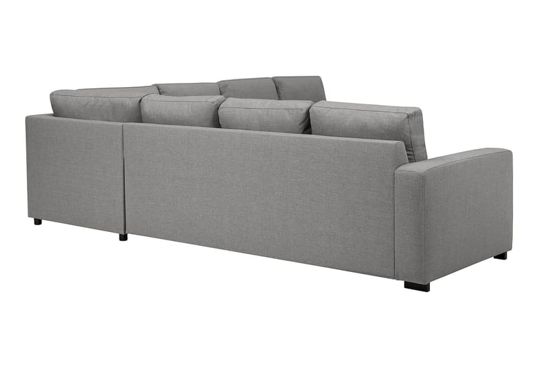 Crazy 6-seters Vendbar L-formet X-Large Hjørnesofa i Stoff - Grå - Møbler - Sofaer - Hjørnesofaer
