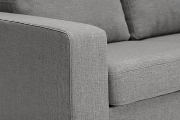 Crazy 6-seters Vendbar L-formet X-Large Hjørnesofa i Stoff - Grå - Møbler - Sofaer - Hjørnesofaer