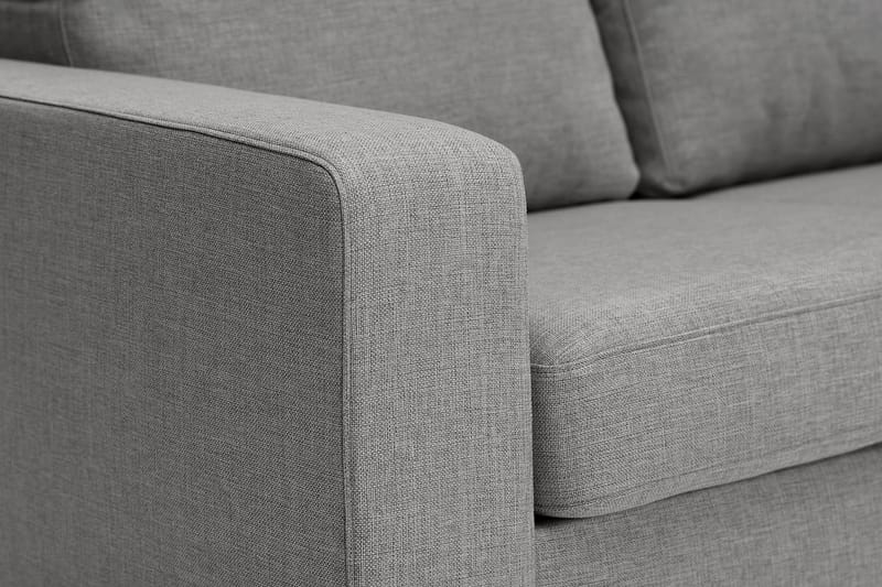 Crazy 6-seters Vendbar L-formet X-Large Hjørnesofa i Stoff - Grå - Møbler - Sofaer - Hjørnesofaer