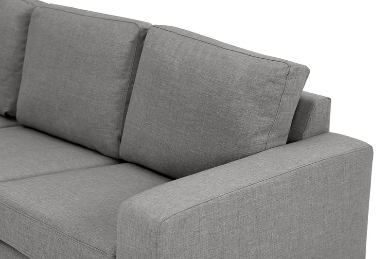 Crazy 6-seters Vendbar L-formet X-Large Hjørnesofa i Stoff - Grå - Møbler - Sofaer - Hjørnesofaer