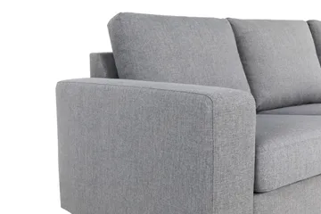 Crazy 6-seters Vendbar L-formet X-Large Hjørnesofa i Stoff - Grå - Møbler - Sofaer - Hjørnesofaer