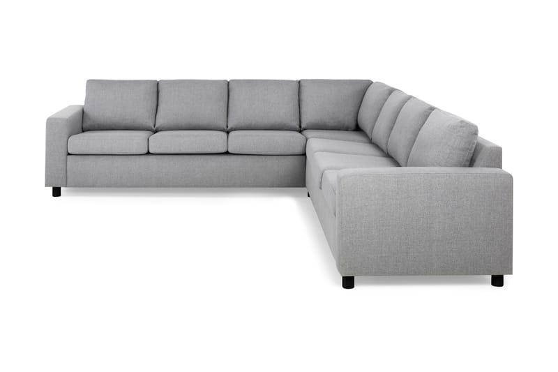 Crazy 6-seters Vendbar L-formet X-Large Hjørnesofa i Stoff - Grå - Møbler - Sofaer - Hjørnesofaer