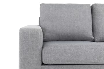 Crazy 6-seters Vendbar L-formet X-Large Hjørnesofa i Stoff - Grå - Møbler - Sofaer - Hjørnesofaer