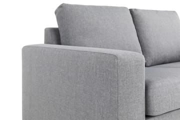 Crazy 6-seters Vendbar L-formet X-Large Hjørnesofa i Stoff - Grå - Møbler - Sofaer - Hjørnesofaer