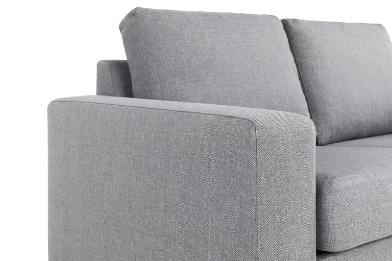 Crazy 6-seters Vendbar L-formet X-Large Hjørnesofa i Stoff - Grå - Møbler - Sofaer - Hjørnesofaer